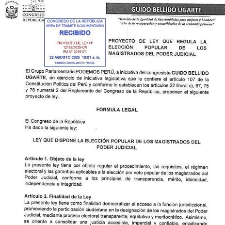 Proyecto de Ley N° 12183/2025.