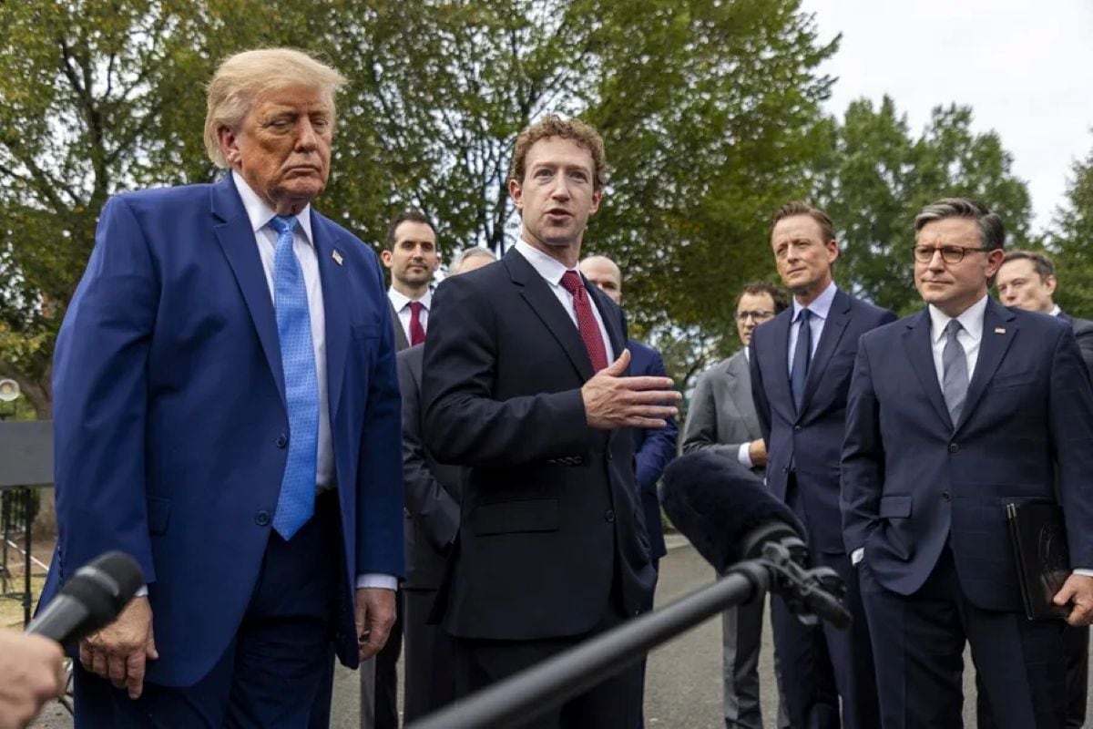 Mark Zuckerberg, fundador y CEO de Meta, participa en una iniciativa para desarrollar modelos de IA aplicados a la investigación biomédica. Foto: EFE.