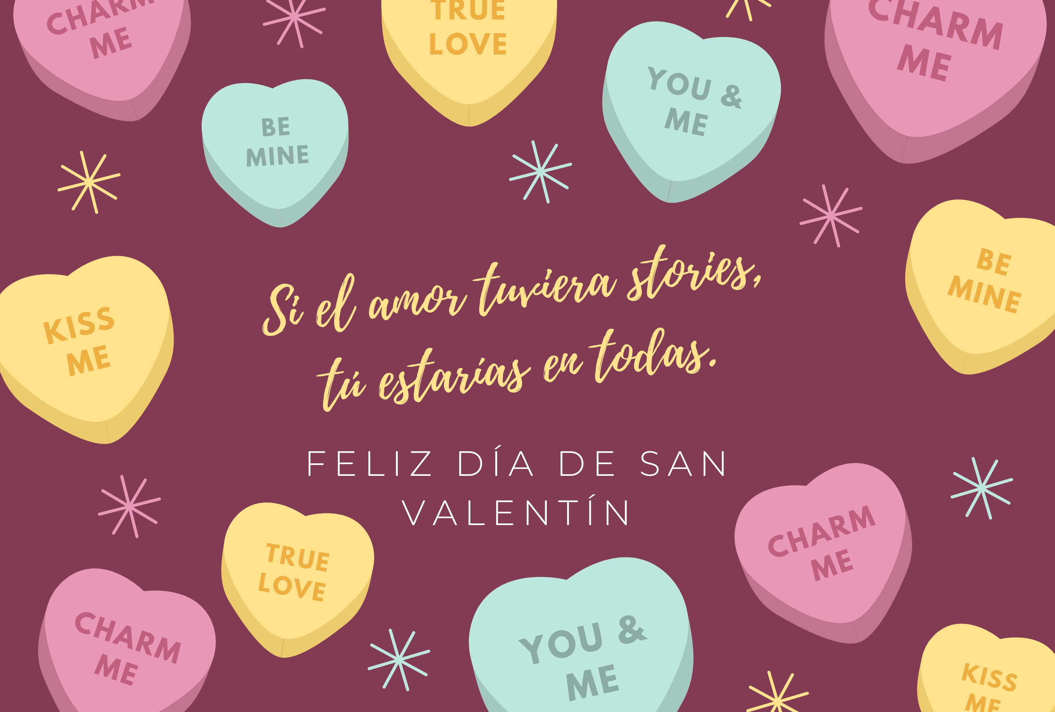 Si el amor tuviera stories, tú estarías en todas. | Crédito: canva.com / Composición GEC