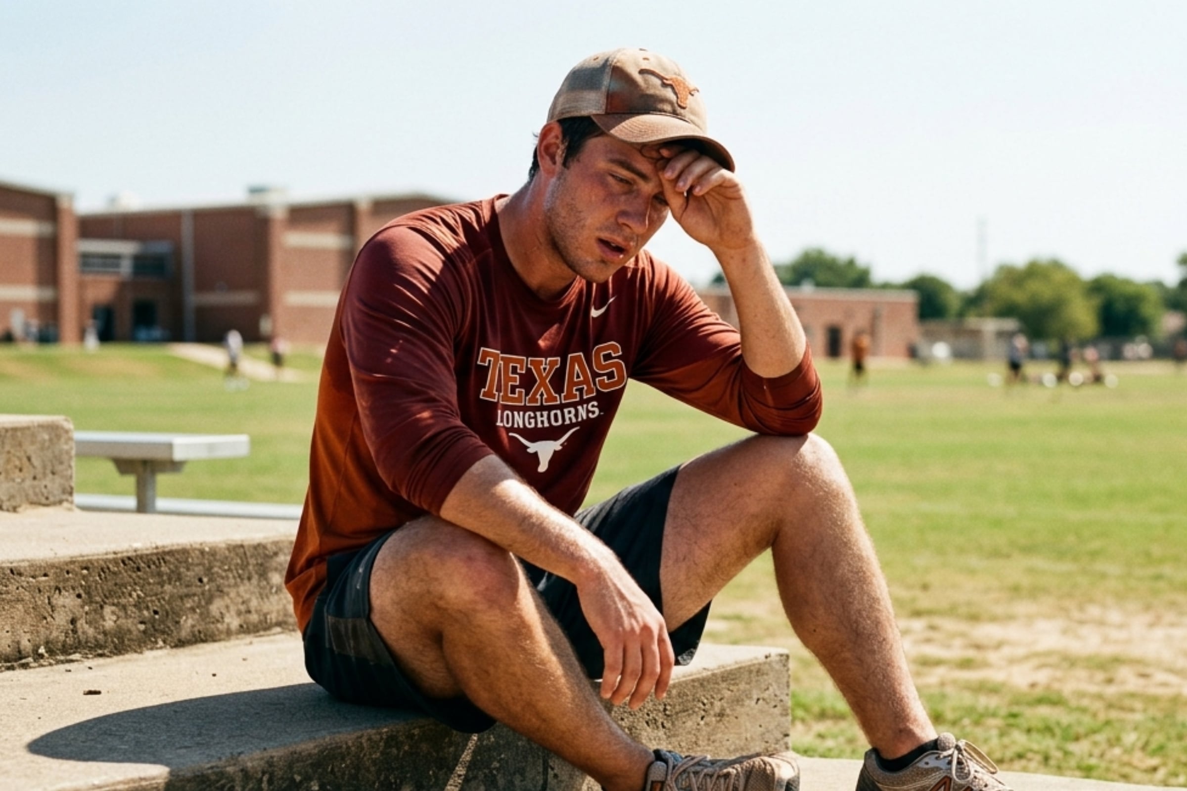 El intenso calor representa un riesgo para los estudiantes texanos que participantes en deportes de alta exigencia. (Crédito: Imagen referencial creada por El Comercio MAG usando la IA de Gemini)