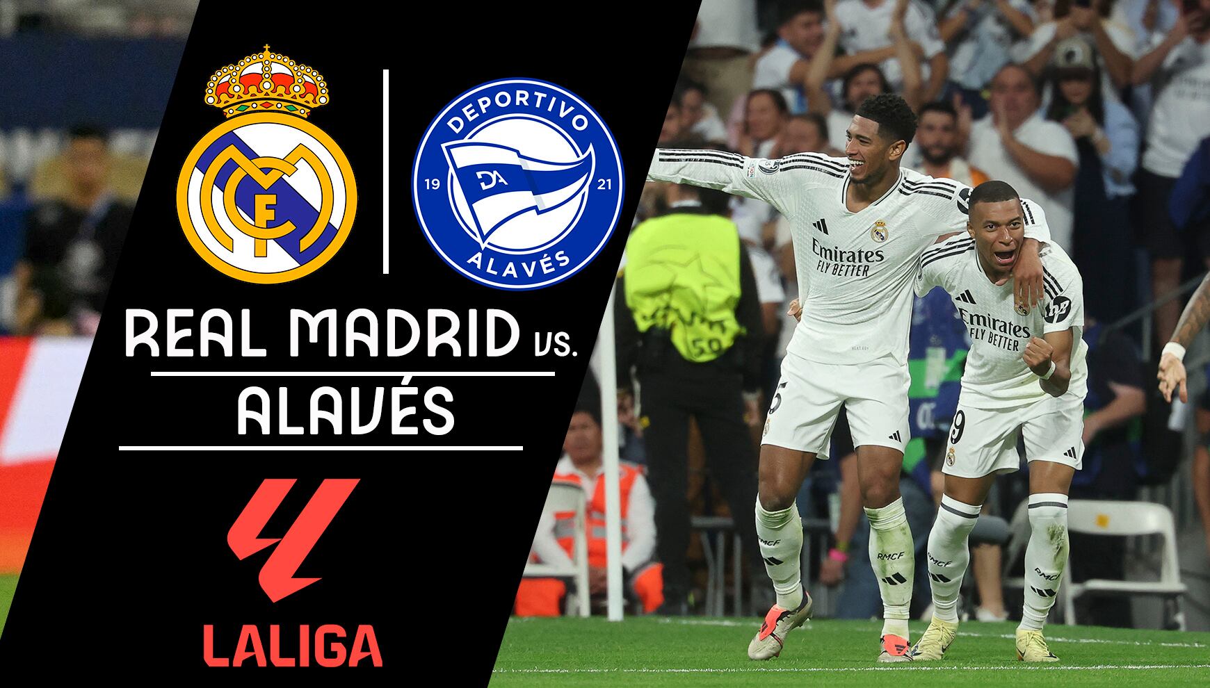 Conoce todos los detalles para ver Real Madrid vs. Alavés EN VIVO, por la fecha 7 de la liga española, desde el estadio Santiago Bernabéu.| Foto: AFP / Composición: Héctor Honores