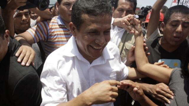 Aprobación de Ollanta Humala subió a 57% en abril