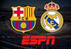 ESPN EN VIVO por Internet — dónde ver partido FC Barcelona vs. Real Madrid en Fútbol TV y ESPN Select Online en USA
