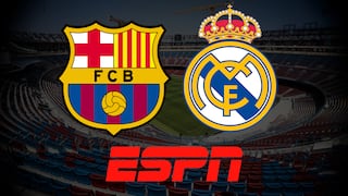 ESPN EN VIVO por Internet — dónde ver partido FC Barcelona vs. Real Madrid en Fútbol TV y ESPN Select Online en USA