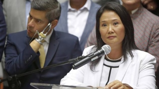 Keiko Fujimori respalda reestructuración de Fuerza Popular encabezada por Luis Galarreta