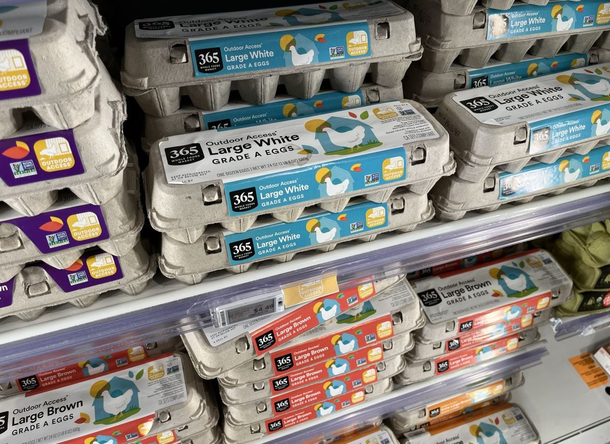 Se espera que el precio de los huevos suba en 20% para este año en Estados Unidos. Foto: AFP