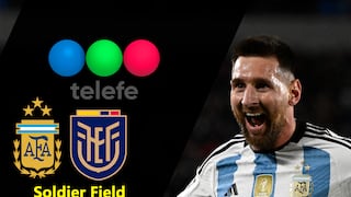 TELEFE transmitió Argentina vs. Ecuador por amistoso FIFA 