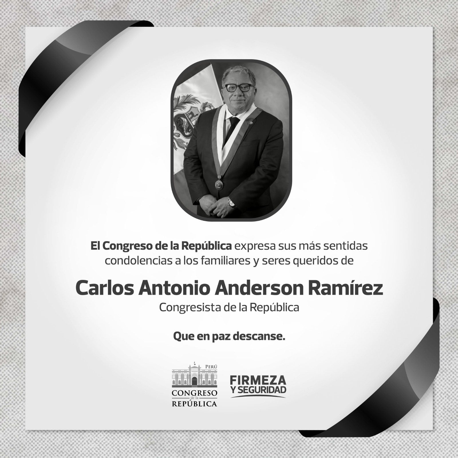 Congreso de la República partió a la eternidad. (Congreso)