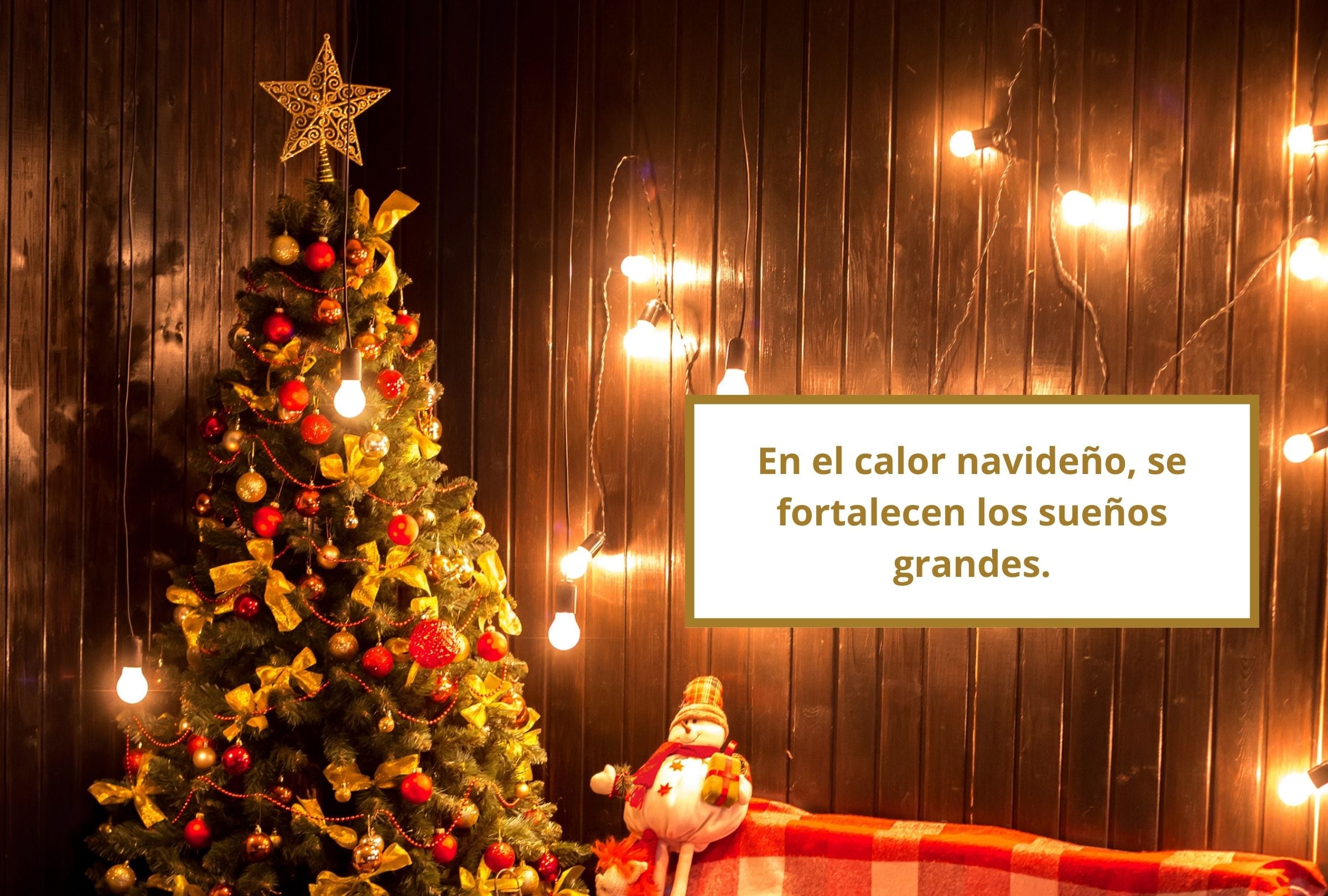En el calor navideño, se fortalecen los sueños grandes. (Foto: Composición Gestión Mix)