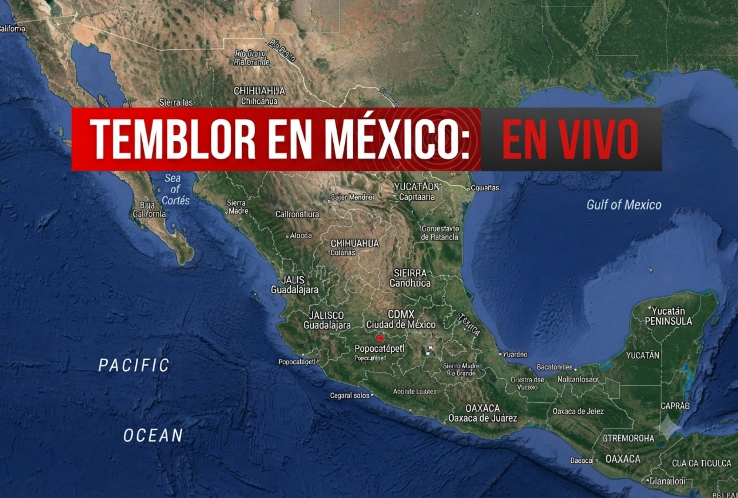 Durante este domingo 5 de julio de 2026, el SSN continúa registrando la actividad sísmica que se presenta en distintas regiones del territorio nacional. (Foto: Imagen creada por Mix usando Gemini)