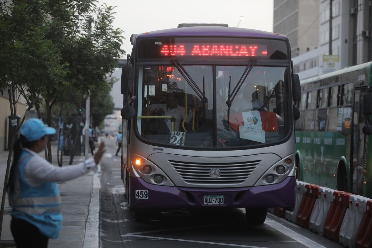 "El MTC busca para los corredores un esquema de transferencias estatales para cubrir costos operativos, similar al de las líneas 1 y 2 del Metro". (Foto: Joel Alonzo).