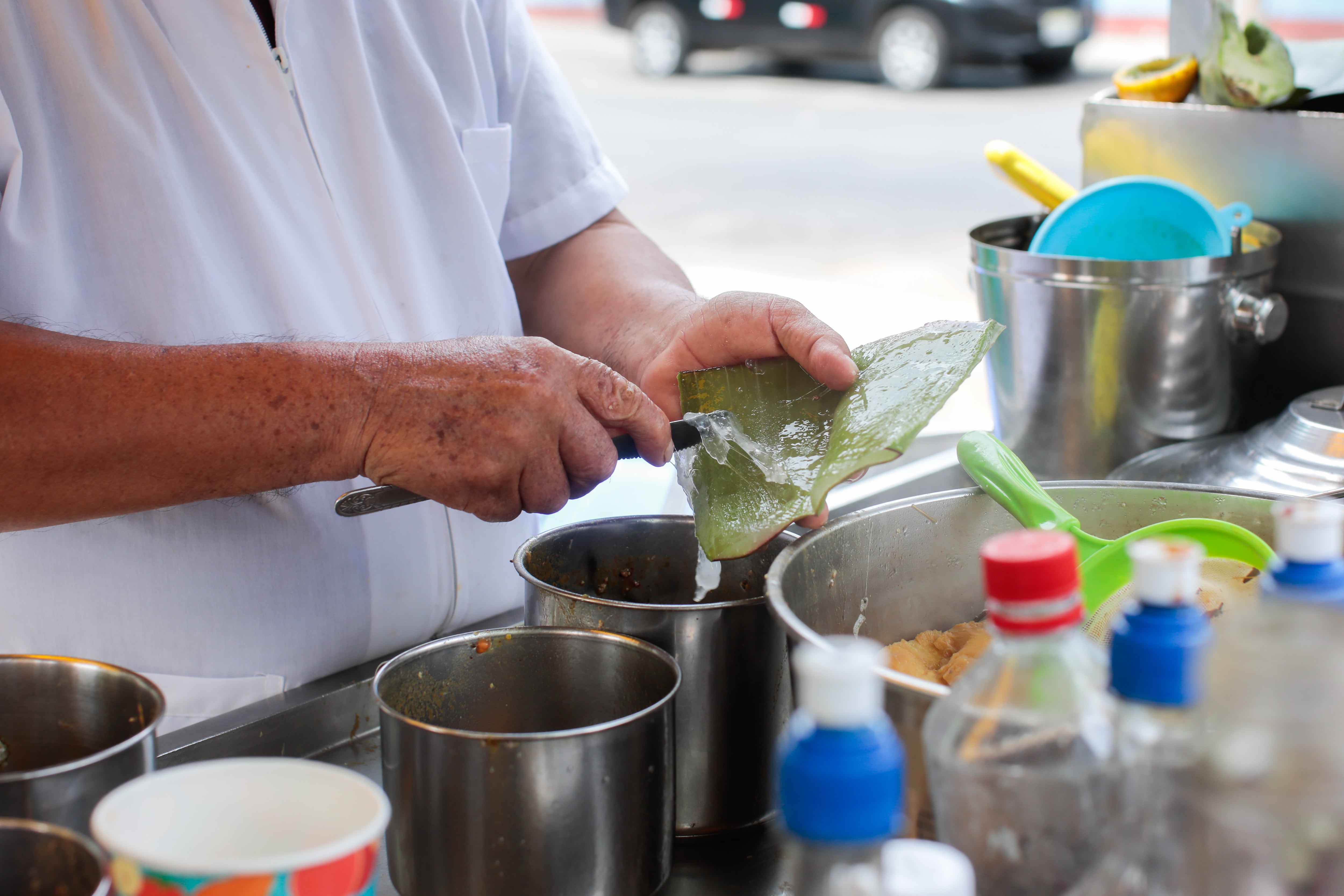 Venta de emoliente. (Foto: Difusión)