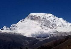 Reportan avalancha en el lado norte del nevado Huascarán