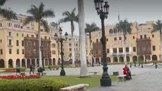 Centro de Lima: Plaza Mayor luce libre de rejas metálicas tras resolución del Poder Judicial