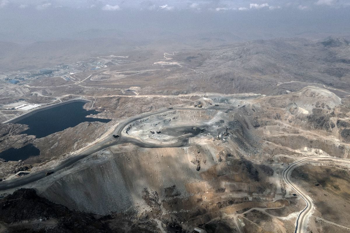 La mina de cobre Las Bambas Chalcobamba de MMG Ltd., en la provincia de Cotabambas, departamento de Apurímac, Perú. Foto: Alessandro Cinque/Bloomberg