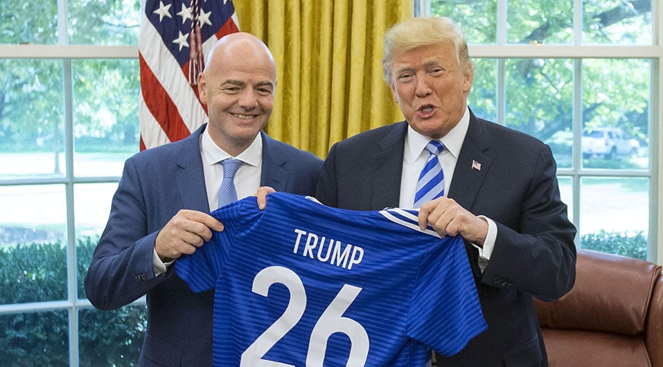 La FIFA entregó la organización del Mundial 2026 a Estados Unidos, Canadá y México. Veto a trámites de visado no impactaría a los turistas que buscan viajar por la fiesta del fútbol. Foto: EFE