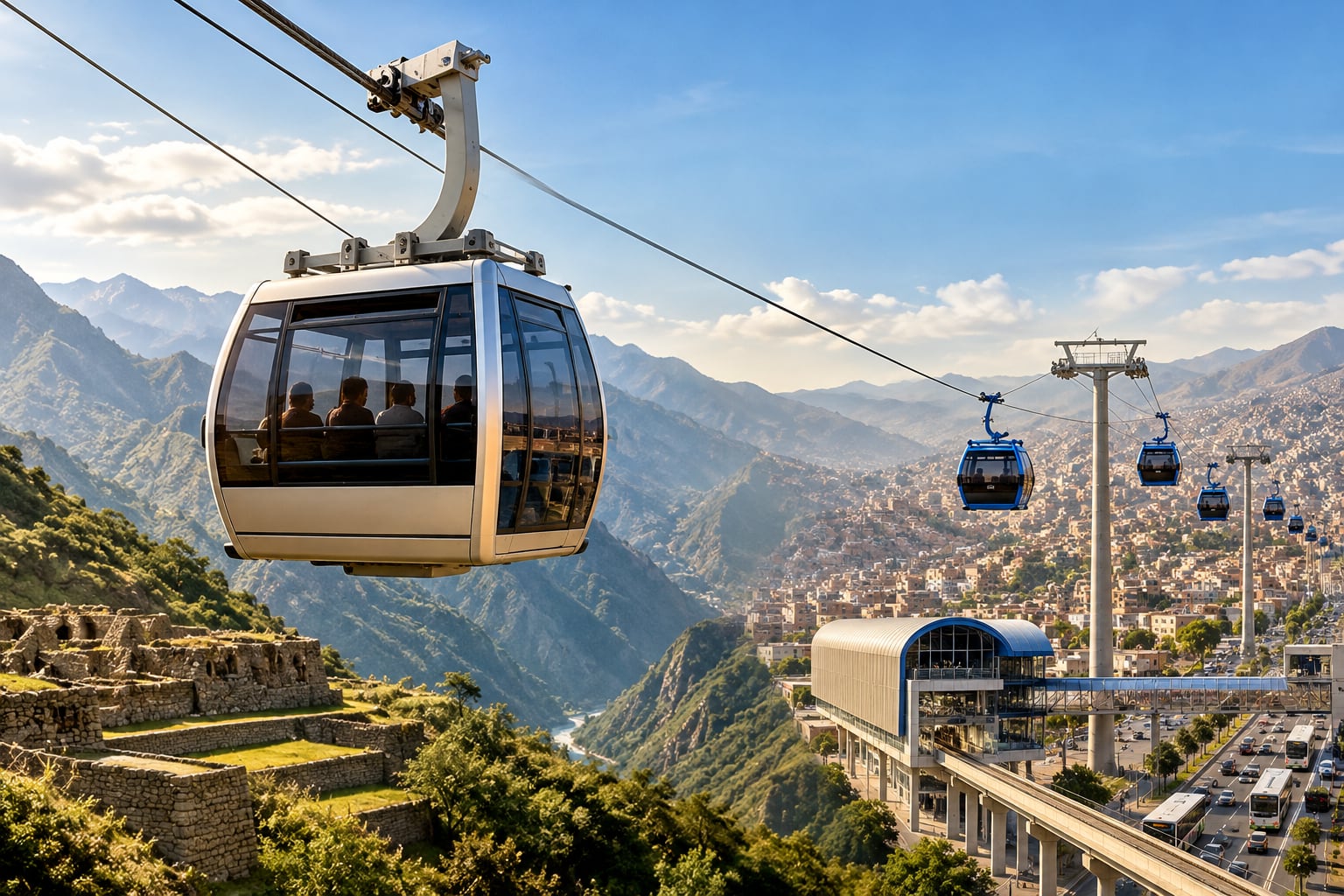 Doppelmayr busca participar en varios proyectos de teleféricos en Perú. (Foto: composición)