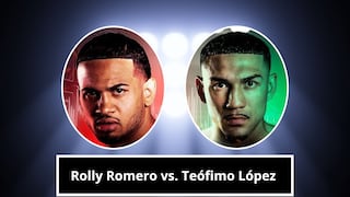 ¿A qué hora empieza y en qué canal transmiten Rolly Romero vs. Teófimo López EN VIVO hoy por título de boxeo en México y EE.UU.?