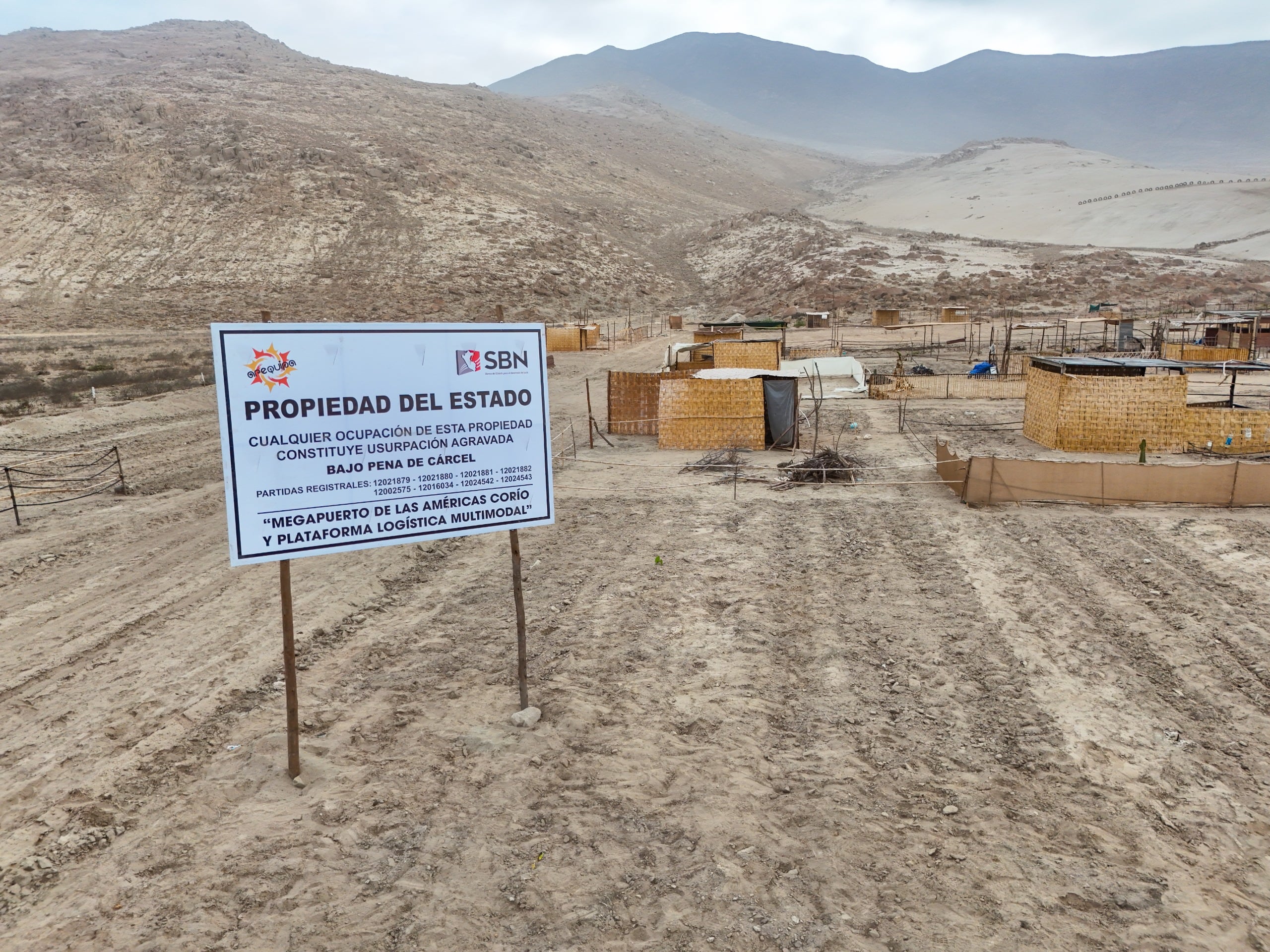 Se logró recuperar 6,479 hectáreas de terreno estatal, informó el Gobierno Regional de Arequipa. Foto: GRA