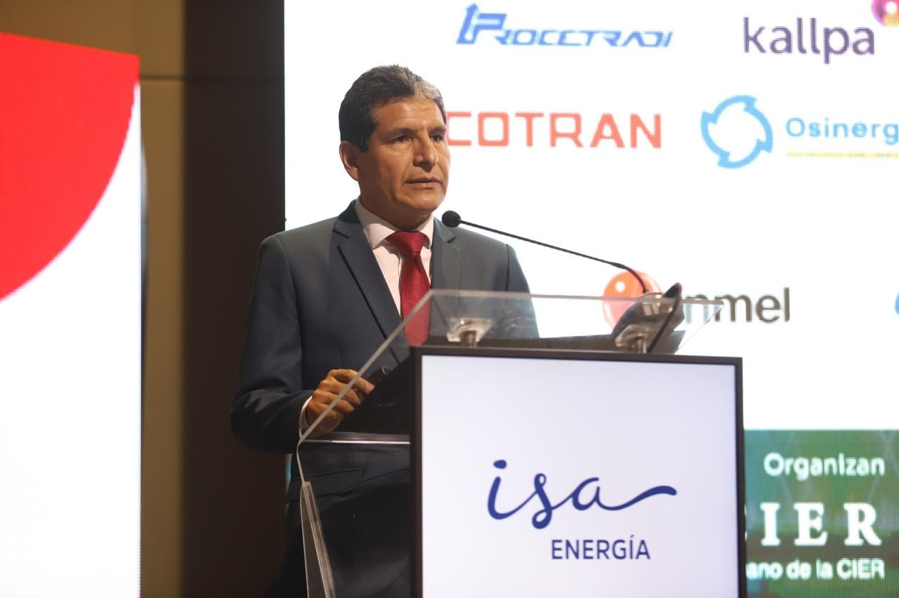 viceministro de Electricidad, Luis Santillán. Foto: PECIER-FISE 2026