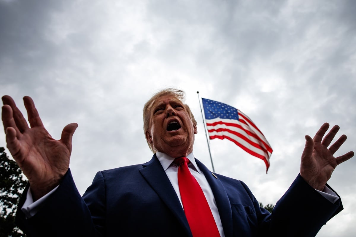 El presidente de los Estados Unidos, Donald Trump. (EFE/EPA/Samuel Corum)