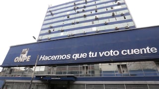 ONPE publica proyecto de reglamento sobre financiamiento de partidos políticos