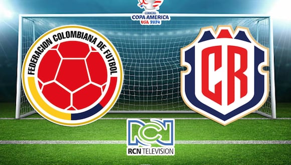 RCN Televisión ofreció la cobertura del partido Colombia-Costa Rica por el grupo D de la Copa América 2024 (Foto: Composición Mix)
