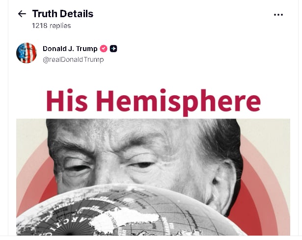 El acuerdo con Dinamarca y Groenlandia contempla una mayor presencia militar estadounidense, aunque todavía debe ser firmado y ratificado. Foto: Red social de Donal Trump