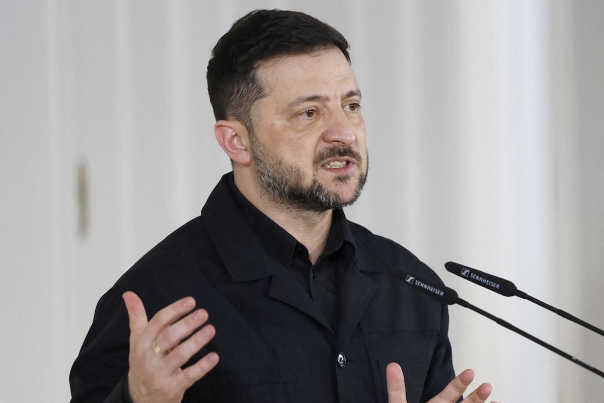 Zelenski convocará elecciones antes del fin de la guerra si Estados Unidos garantiza seguridad. Foto: Pierre-Philippe MARCOU / AFP