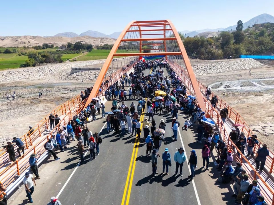 Gobernadora de Moquegua anuncia paro indefinido en rechazo a proyecto de ley que modificaría límites con Tacna. Foto: Difusión