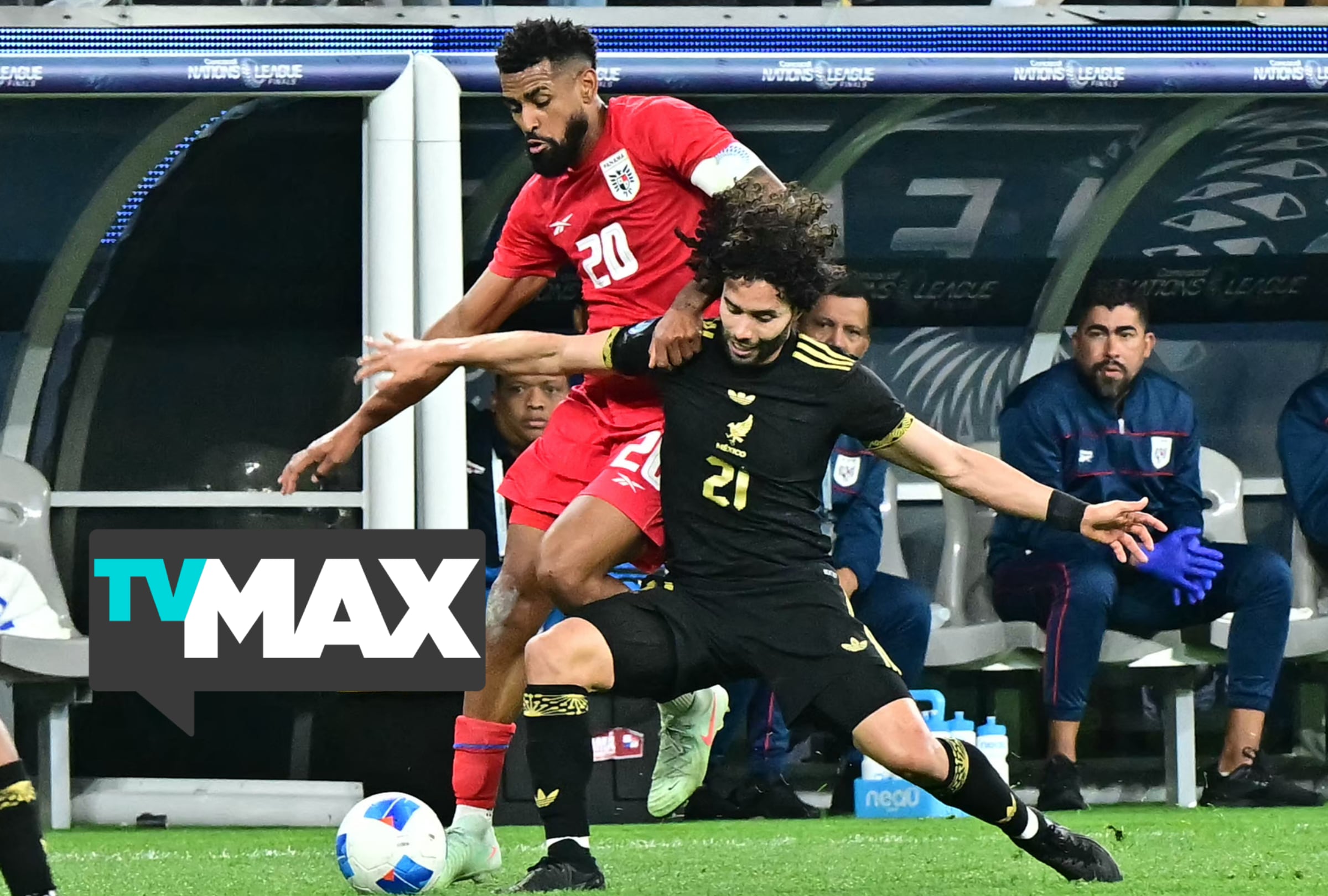 CIUDAD DE PANAMÁ (PANAMÁ), 22/01/2026.- Cobertura oficial de TVMAX EN VIVO GRATIS para ver el partido entre Panamá y México este jueves 22 de enero por amistoso previo al inicio de la Copa Mundial de la FIFA 2026. FOTO DE FREDERIC J. BROWN PARA AFP