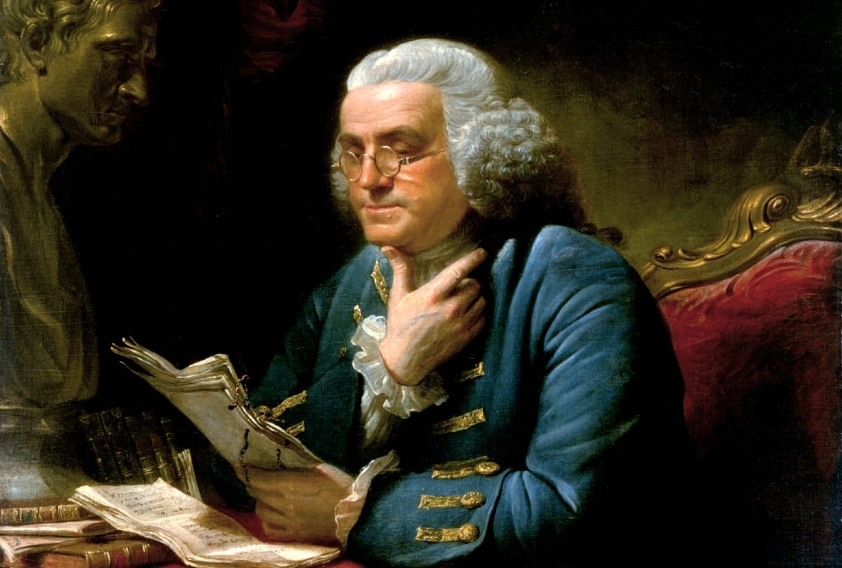 La cita del día de Benjamin Franklin destaca la importancia de pedir perdón con sinceridad. | Crédito: Dominio Público