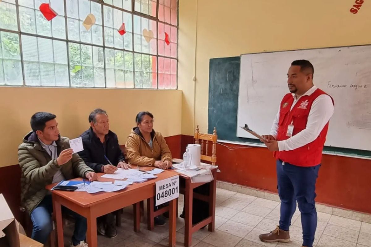 el organismo electoral remitió el informe de auditoría de la Solución Tecnológica de Apoyo al Escrutinio (STAE), el Sistema de Cómputo Electoral y el Sistema Web de Presentación de Resultados.Foto: Andina