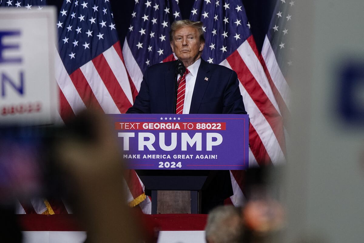 El expresidente de Estados Unidos y aspirante a la presidencia de 2024, Donald Trump. (Foto de Elijah Nouvelage / AFP)