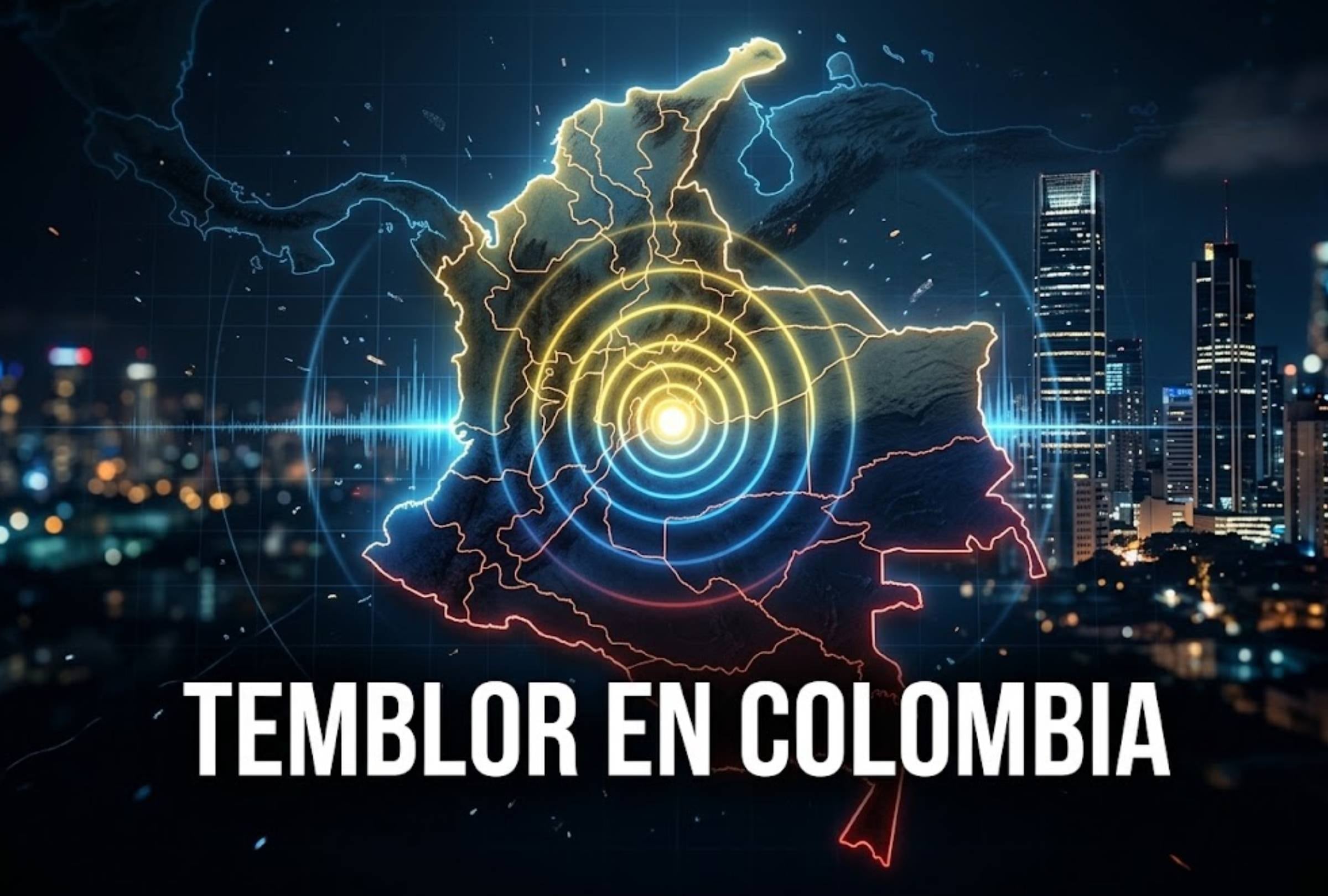 BOGOTÁ (COLOMBIA), 09/09/2026.- Te compartimos los datos sobre dónde y a qué hora fueron registrados los últimos temblores en Colombia hoy, así como su magnitud, profundidad y epicentro, según el reporte del Servicio Geológico Colombiano (SGC). FOTO CREADA POR LA IA DE GEMINI.
