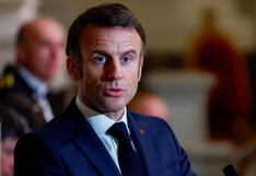 Macron le dice a Netanyahu que desplazar a la fuerza a los palestinos sería crimen de guerra