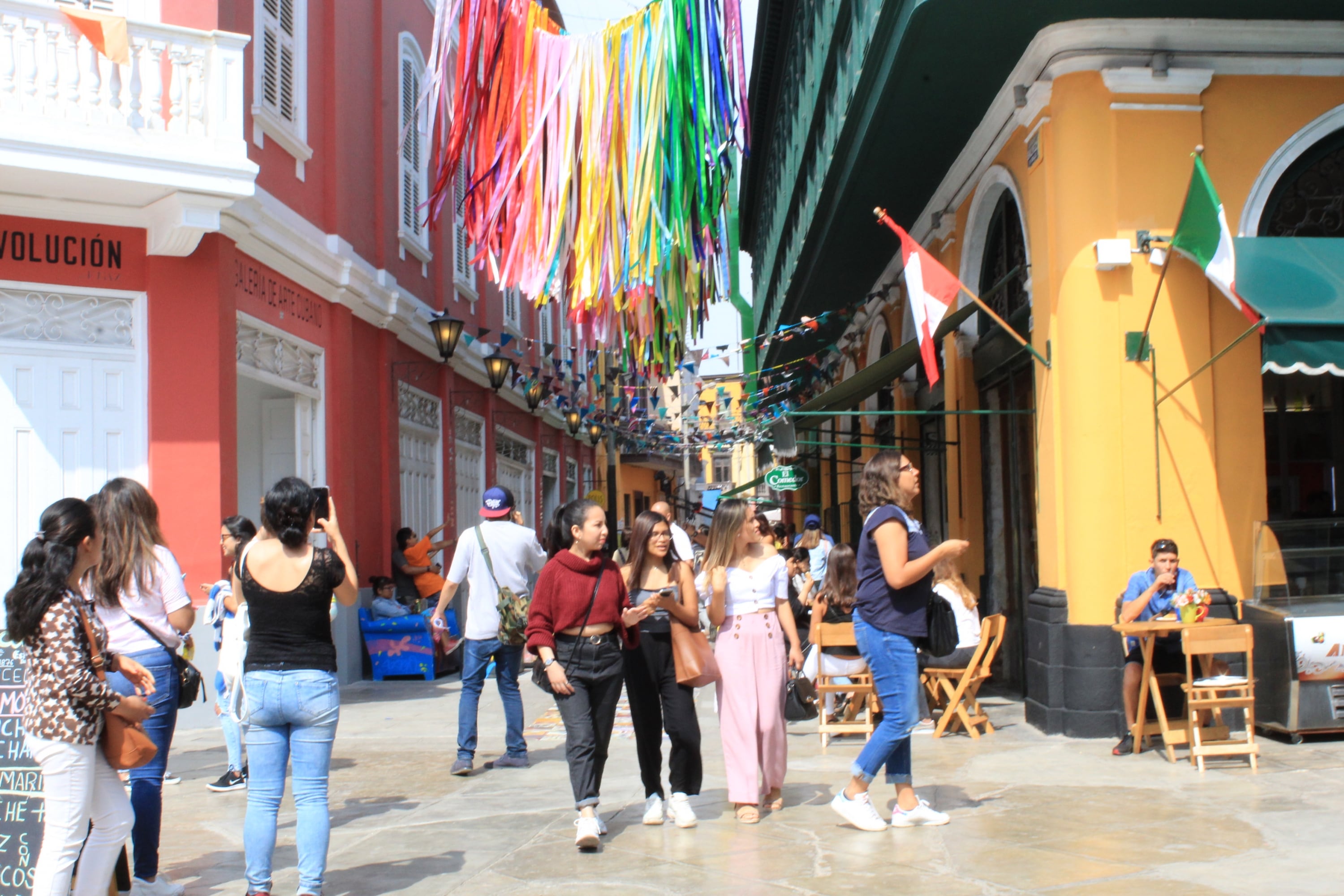 Vista de la atractiva zona denominada 'Callao Monumental'.