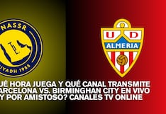 ¿A qué hora juega y qué canal transmite Al Nassr vs. Almería EN VIVO hoy por amistoso?