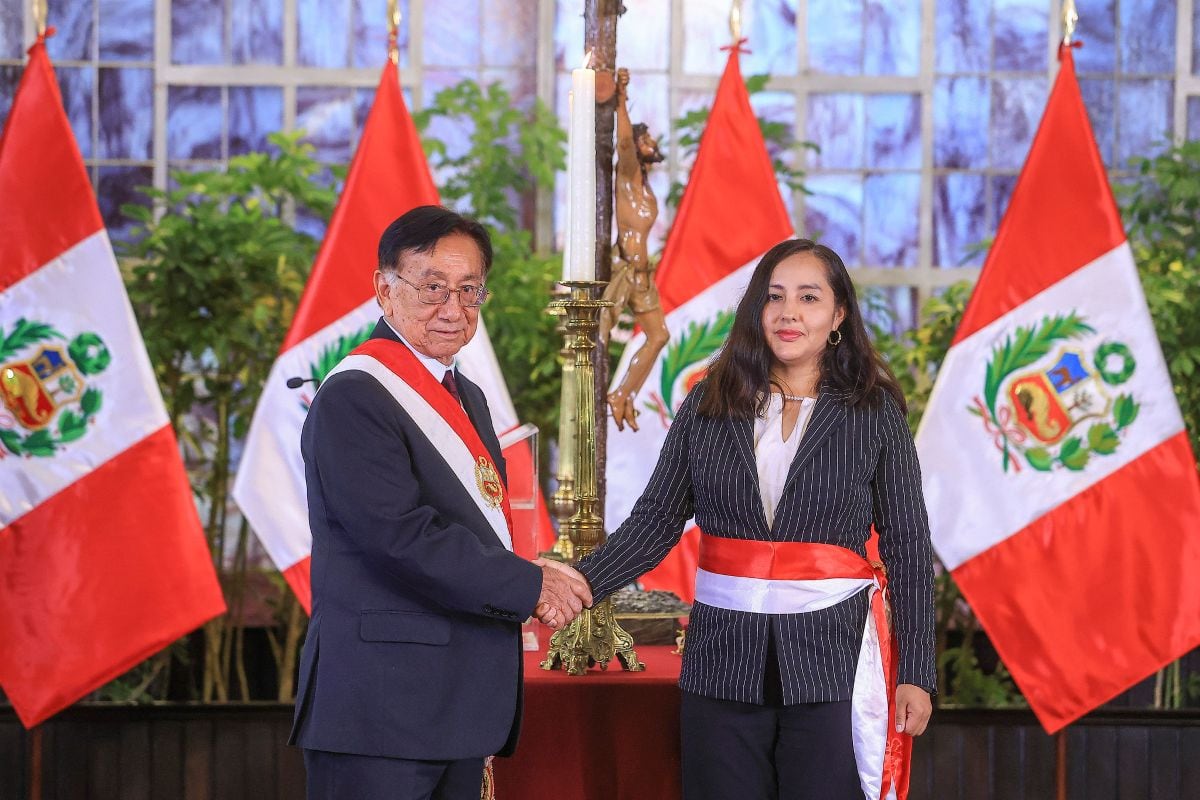 Edith Betzabeth Pariona Valer es designada ministra de la Mujer y Poblaciones Vulnerables. Foto: Presidencia.