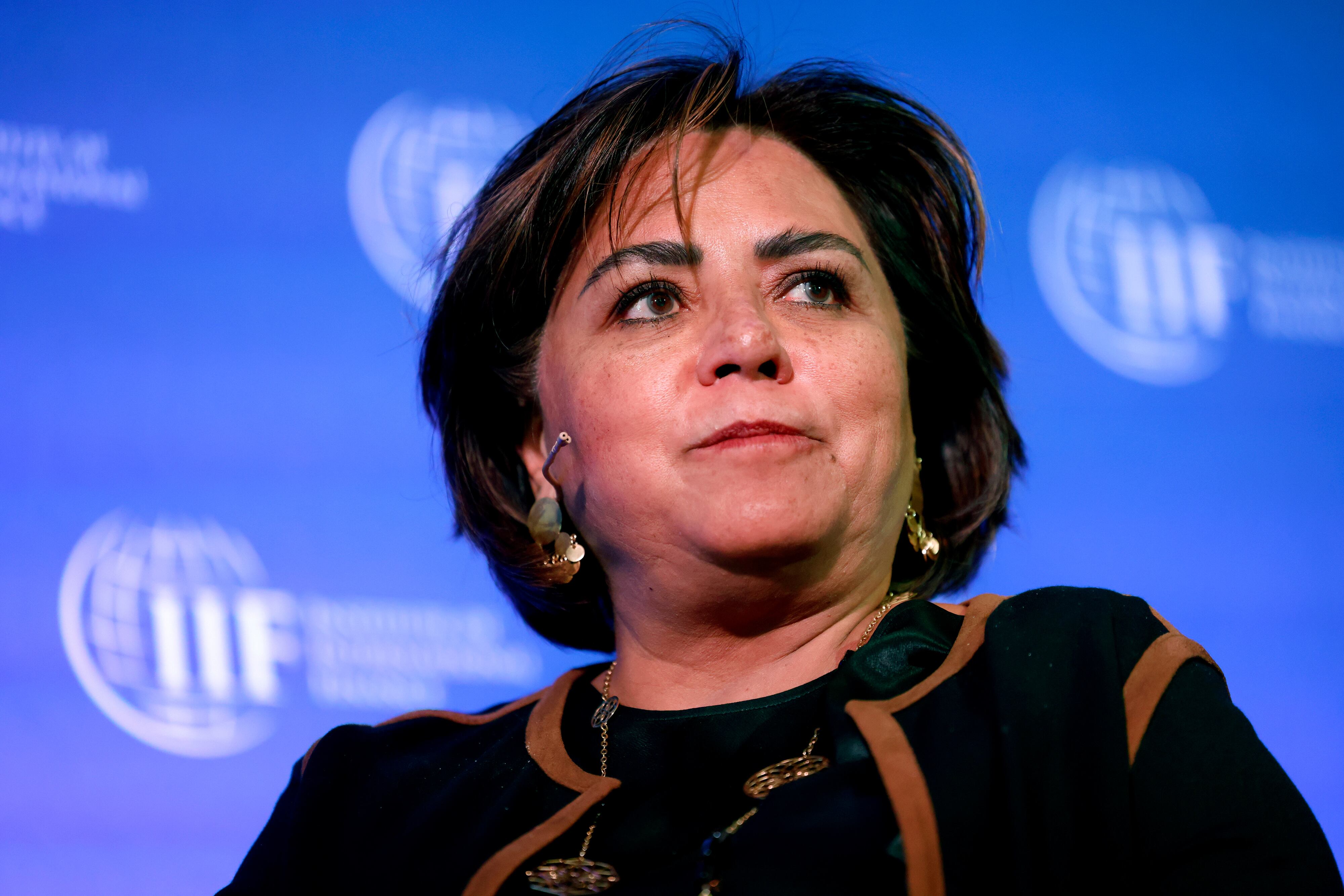 Irene Espinosa Cantellano, vicegobernadora del banco central de México, durante el Foro de Perspectivas Globales del Instituto de Finanzas Internacionales (IIF) en Washington, DC, EE.UU. El Fondo Monetario Internacional aumentó poco a poco sus expectativas de crecimiento económico mundial este año, citando la fortaleza en Estados Unidos y algunos mercados emergentes, al tiempo que advierte que las perspectivas siguen siendo cautelosas en medio de una inflación persistente y riesgos geopolíticos.