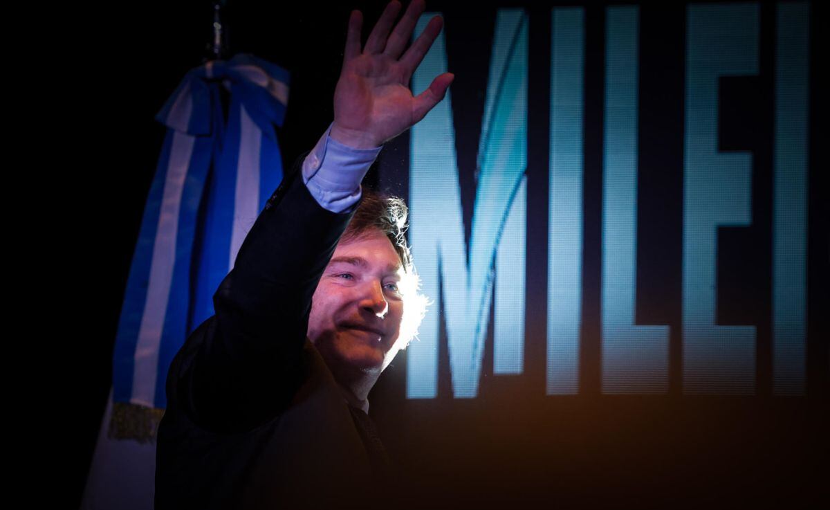 El presidente electo de Argentina, Javier Milei, definió a Estados Unidos y a Israel como “aliados” prioritarios de su futuro gobierno.| Foto: EFE/ Juan Ignacio Roncoroni