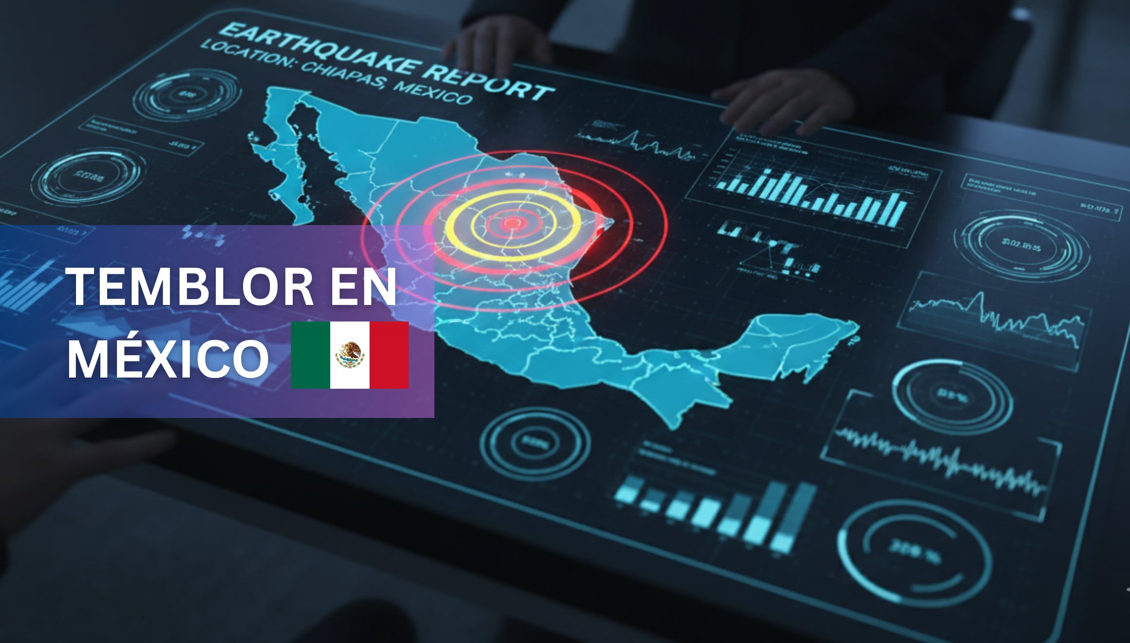 Sigue la actividad sísmica con el reporte del temblor en México en vivo hoy 03 y 04 de mayo de 2026. Detalles oficiales del Servicio Sismológico Nacional sobre la magnitud y localización del sismo más reciente en territorio mexicano. | Imagen creada por Gestión Mix utilizando la IA de Gemini / Composición GEC