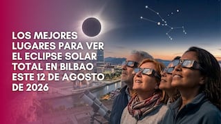 Los mejores lugares para ver el eclipse solar total en Bilbao hoy 12 de agosto de 2026