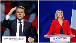 Le Pen y Macron se enfrentan en duelo de mítines en París