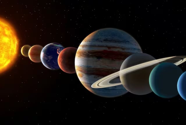 CDMX (MÉXICO). Consulta los horarios y el mejor momento para ver la alineación de seis planetas del 28 de febrero de 2026. | Imagen creada por El Comercio Mag usando la IA de Gemini