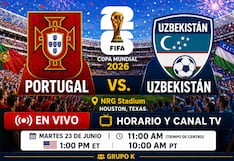 ¿A qué hora juega y en qué canal transmiten Portugal vs. Uzbekistán EN VIVO hoy por Mundial 2026?