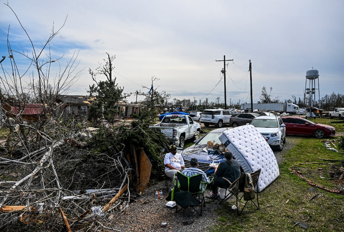 Aunque el conteo sea promedio, la temporada de tornados 2026 mantiene en alerta a varias regiones de Estados Unidos. | Crédito: CHANDAN KHANNA / AFP
