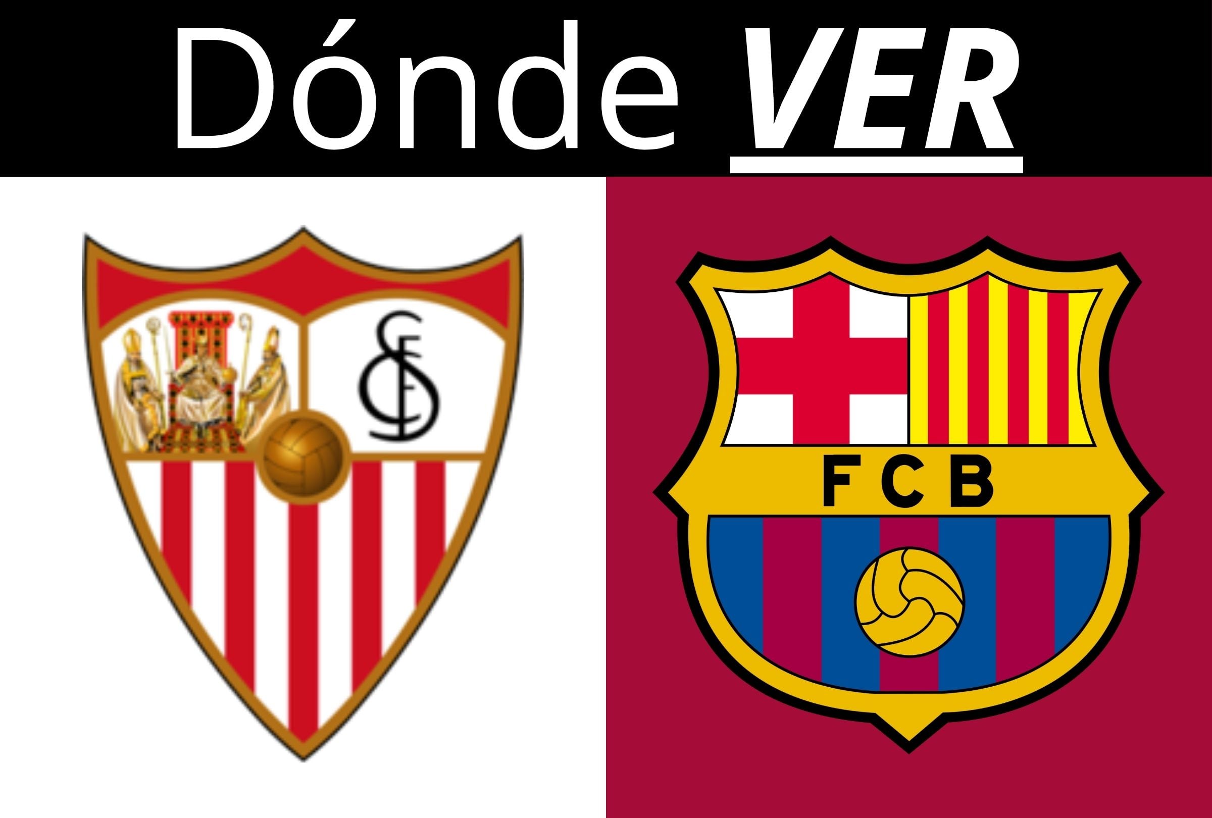 Conoce qué canales de TV y dónde ver el partido Sevilla FC vs. FC Barcelona EN VIVO por señal abierta, cable y streaming online hoy 19 de septiembre. (Foto: Composición El Comercio Mag)