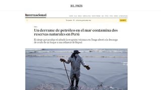 Así informan los medios periodísticos del mundo el derrame de petróleo en Perú 