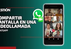 Cómo compartir pantalla en una videollamada de WhatsApp